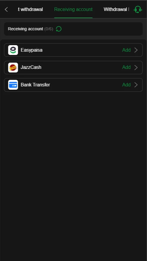 Pakplay Withdraw